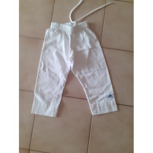 Pantalon Court Enfant Blanc Sport