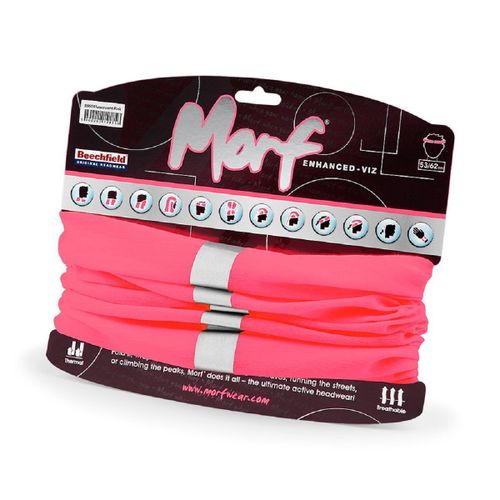 Echarpe Tubulaire - Tour De Cou Avec Bande R?Fl?Chissante - B950 - Rose Fluo