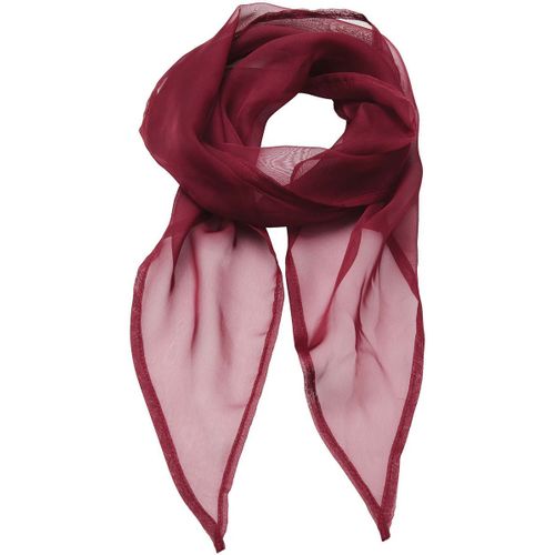Foulard Mousseline - Pr740 - Rouge Bordeau
