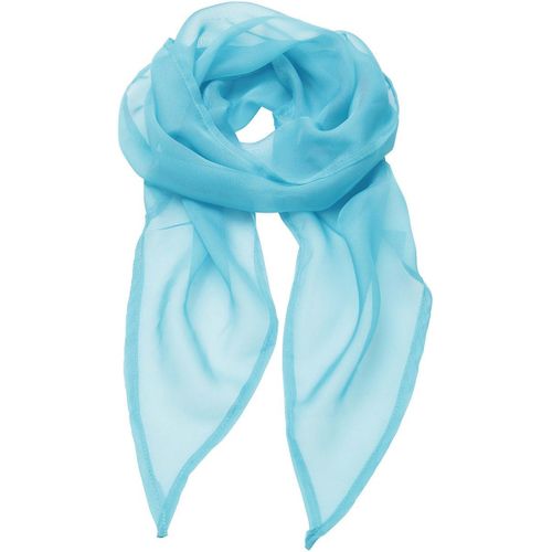 Foulard Mousseline - Pr740 - Bleu Turquoise