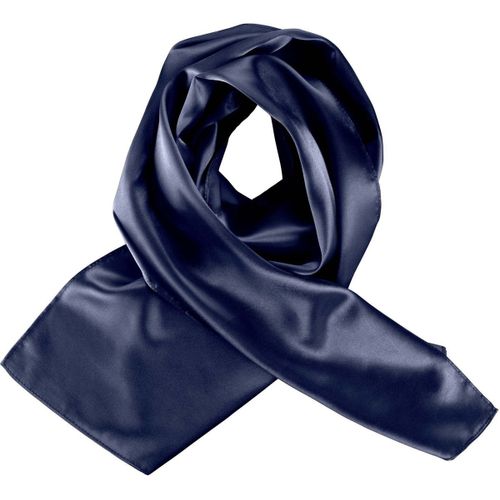 Foulard Femme Satin? - K861 - Bleu Marine
