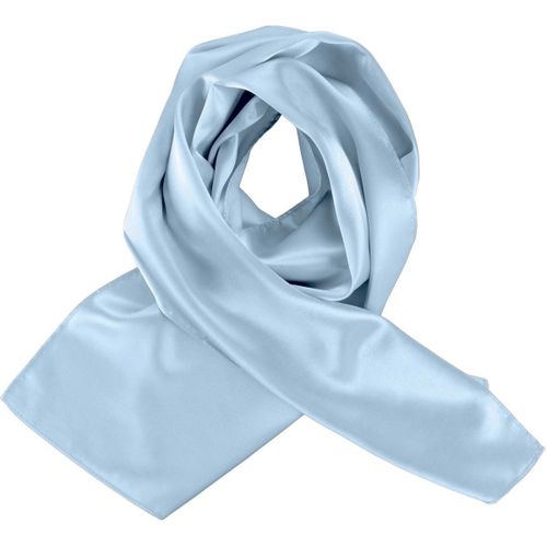Foulard Femme Satin? - K861 - Bleu Ciel