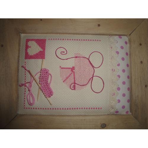 Broderie Encadree Chambre Enfant Bebe Fille Rakuten