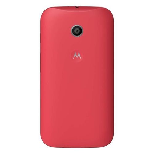 Coque Motorola Moto E Rouge Shell Cover Silicone Rigide (Tpu)