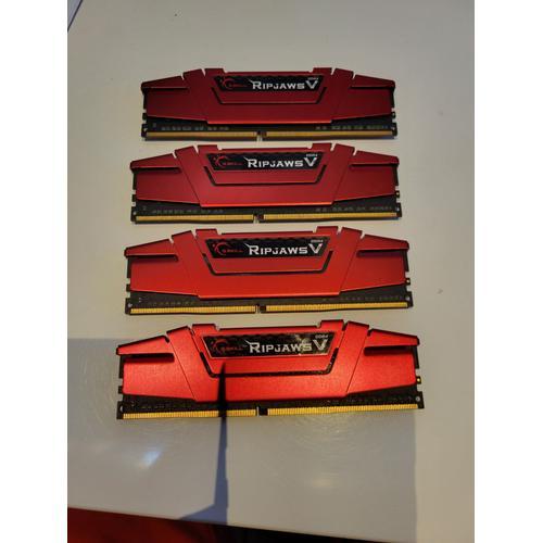 Ram DDR4 G.Skill RipJaws 5 Red (4 x 8 Go) 2800 MHz
