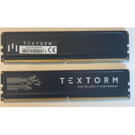 Kit deux barettes de mémoire DDR5 pour PC (8GB par barette) 4800MHz TEXTORM