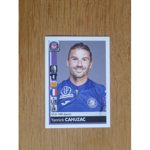 Image N°488 Panini Foot 2018-2019 - Yannick Cahuzac -Toulouse-
