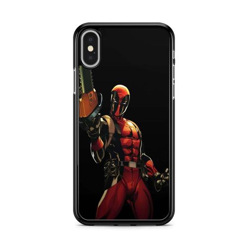 Coque Pour Iphone X / Xs Silicone Tpu Deadpool Super Heros Marvel Mechant Ref 2708