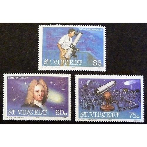 Saint-Vincent Neuf Y Et T N° 914 Et + Lot De 3 Timbres De 1986 Comète De Halley