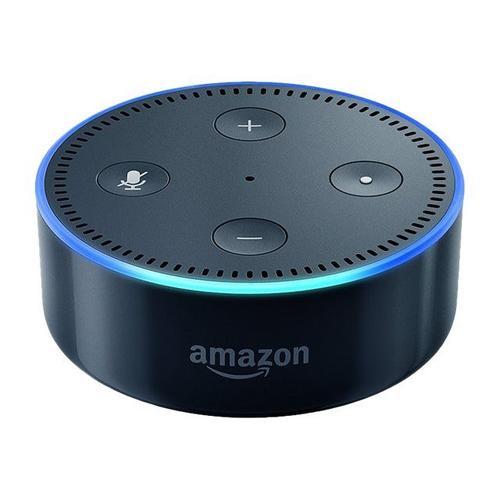 Assistant vocal Amazon Echo Dot 2 (2ème génération) avec Alexa - Noir