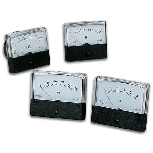 Amperemetre analogique de tableau 50ÂµA cc / 60 x 47mm