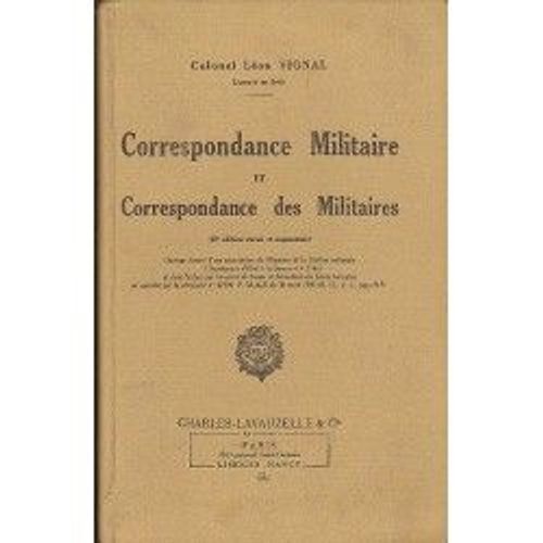Correspondance Militaire Et Correspondance Des Militaires