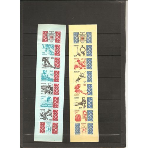 2 Bandes De 8 Timbres Neufs Olympisme