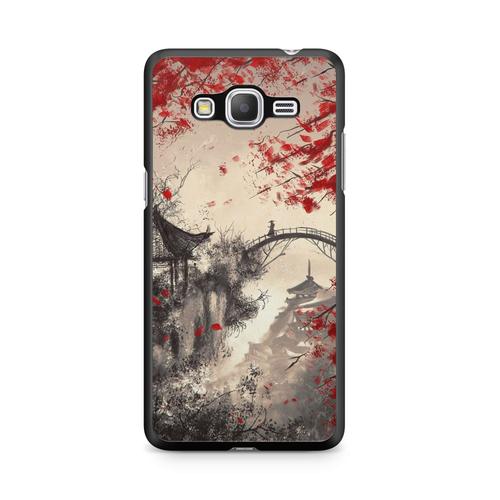 Coque Pour Samsung Galaxy J5 2016 ( J510 ) Art Japonais Vague Manga Design Koi Poissons Carpe Retro Japan Wave Samourai Paysage Chine Japon Ref 653