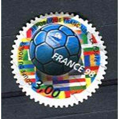 Timbre Non Oblitéré - Coupe Du Monde De Football - 3,00 - Ballon Rond - 1998