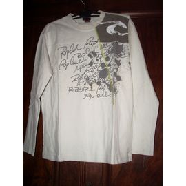 Tee-Shirt Rip Curl Manches Longues Blanc Taille 12a