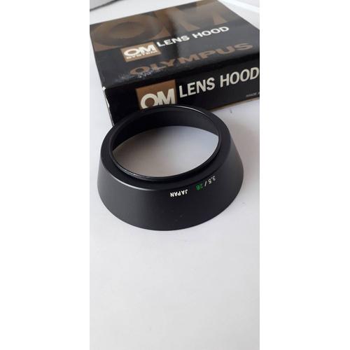 OLYMPUS OM LENS HOOD 28 /3.5 boite