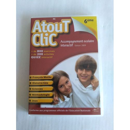 Atout Clic 6ème - Version Boîte - 1 Utilisateur - Dvd - Win, Mac - Français)