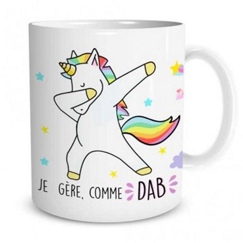 Mug - Licorne Je Gère Comme Dab