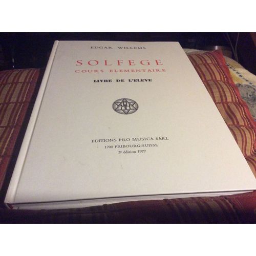 Solfège, Cours Élémentaire - Livre De L'élève