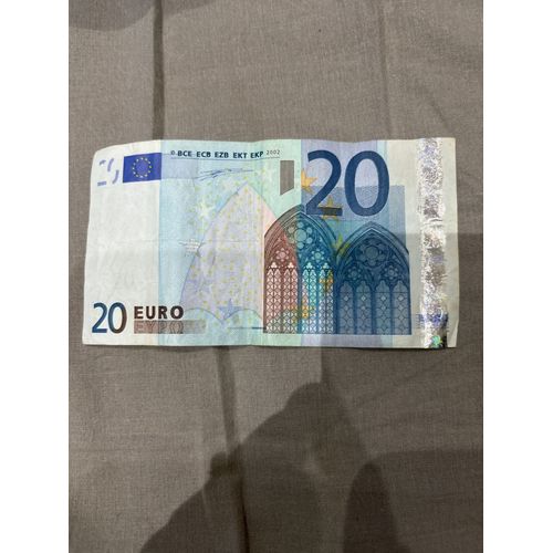 Ancien Billet De 20€ Années 2002