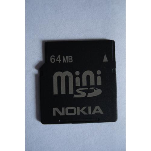 Mini SD Nokia 64 MB - Carte mémoire