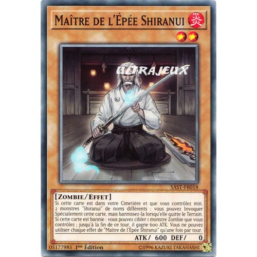 Yu-Gi-Oh! - Sast-Fr018 - Maître De L'épée Shiranui - Commune