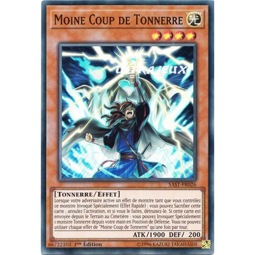 Yu-Gi-Oh! - Sast-Fr026 - Moine Coup De Tonnerre - Super Rare