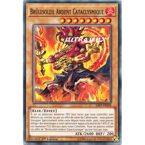 Yu-Gi-Oh! - Sast-Fr028 - Brûlesoleil Ardent Cataclysmique - Commune
