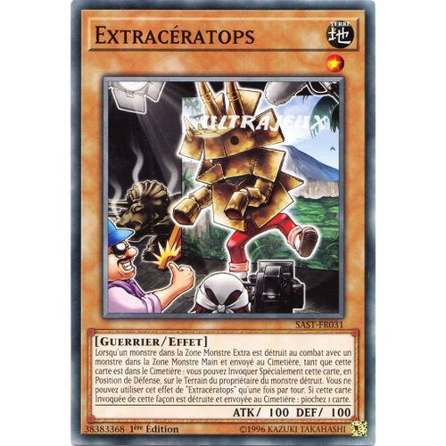 Yu-Gi-Oh! - Sast-Fr031 - Extracératops - Commune Short Print