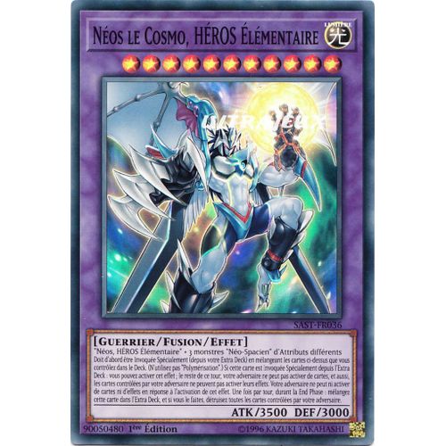 Yu-Gi-Oh! - Sast-Fr036 - Néos Le Cosmo, Héros Élémentaire - Super Rare
