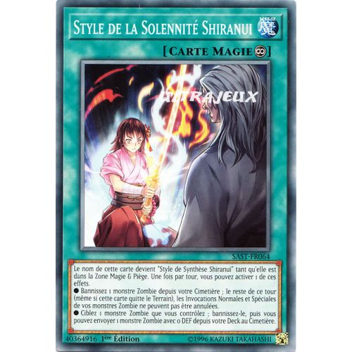 Yu-Gi-Oh! - Sast-Fr064 - Style De La Solennité Shiranui - Commune