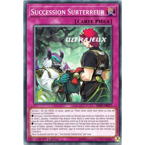 Yu-Gi-Oh! - Sast-Fr077 - Succession Subterreur - Commune