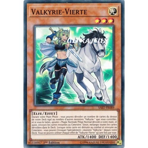 Yu-Gi-Oh! - Sast-Fr089 - Valkyrie-Vierte - Super Rare