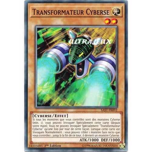 Yu-Gi-Oh! - Sast-Fr092 - Transformateur Cyberse - Commune
