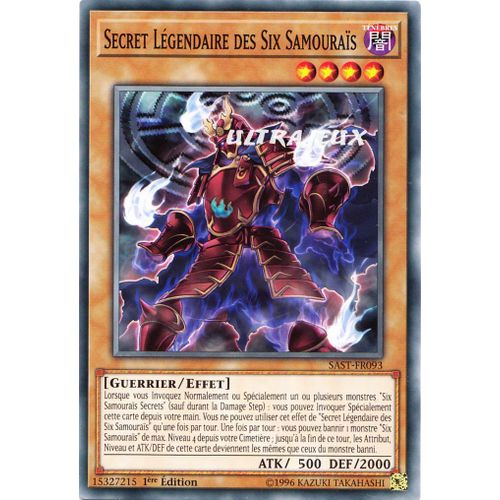 Yu-Gi-Oh! - Sast-Fr093 - Secret Légendaire Des Six Samouraïs - Commune