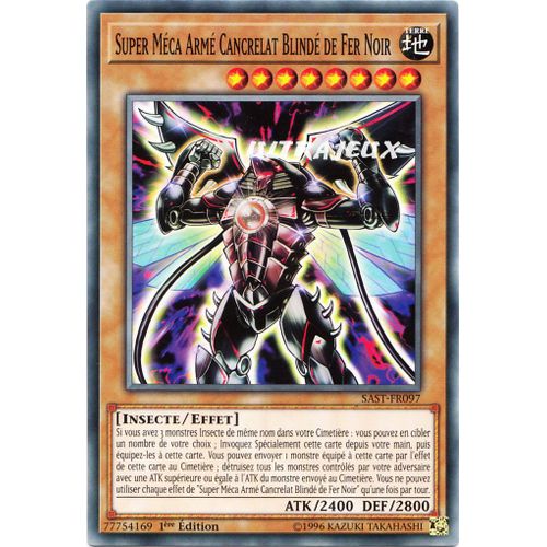 Yu-Gi-Oh! - Sast-Fr097 - Super Méca Armé Cancrelat Blindé De Fer Noir - Commune