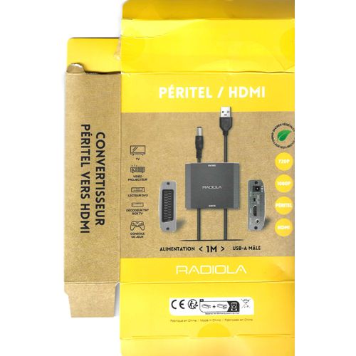 Convertisseur péritel vers HDMI Radiola