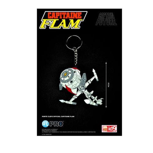 Porte Clé Capitaine Flam - Cyberlabe / Future Comet Gomme 8cm