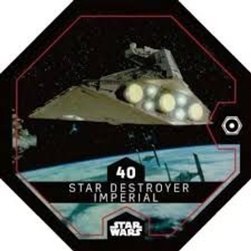 Jeton Star Wars N°40 - Star Destroyer Imperial - E.Leclerc