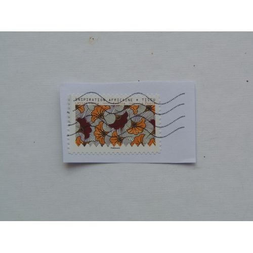 Timbre Oblitéré France 2019 Inspiration Africaine Tissu