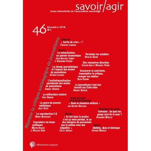 Savoir/Agir N° 46, Décembre 2018