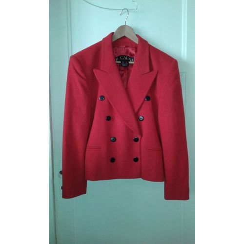 Veste Blazer Escada 100% Laine Vierge Neuf T 42