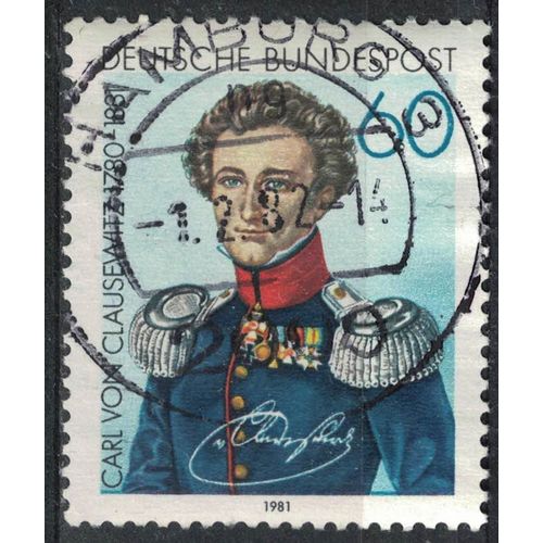 Allemagne 1981 Oblitéré Used Militaire Général Carl Von Clausewitz Su