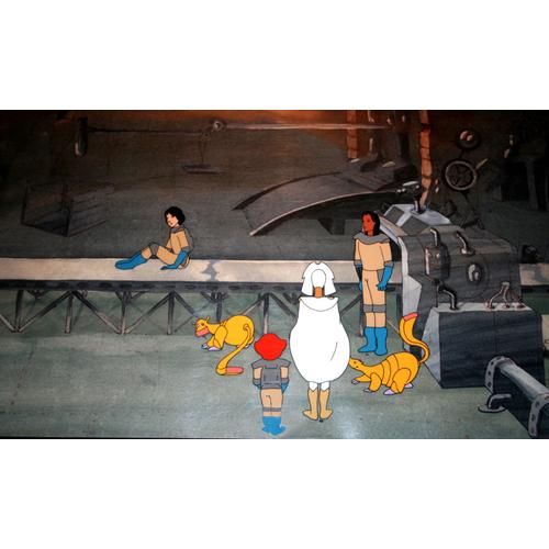 Cellulo Original Les Mondes Engloutis Anime Cel Usine 1984