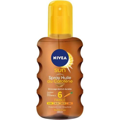Nivea Sun Huile Protectrice En Spray Fps 6 - 200 Ml 