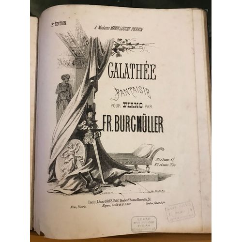 Recueil Pièces Piano Fantaisies Transcriptions Opéra Éditeurs Auteurs Divers