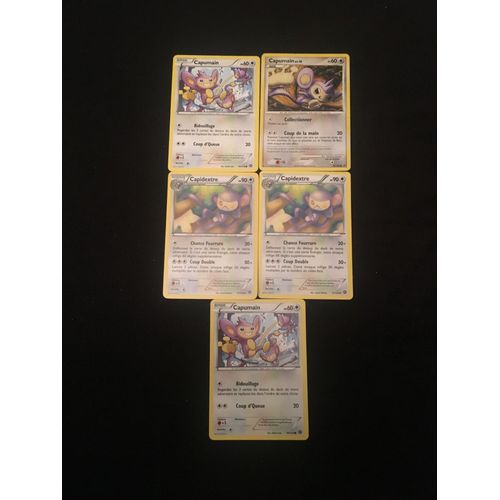 3x Capumain + 2x Capidextre (Pokemon)