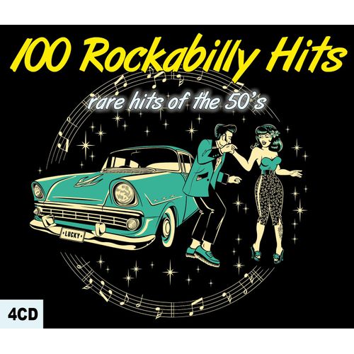 100 Rockabilly Hits - Rare Hits Of The 50's - Coffret 4 Cd
