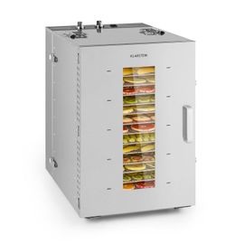 Klarstein Master Jerky 16 Deshydrateur Alimentaire Professionnel Multifonction - Temperature 40-90°C - 1500w - Inox